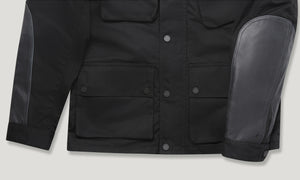 Belstaff Trackmaster Men's Ultracore 8oz Dry Wax Jacket - Black - Salt Flats Clothing