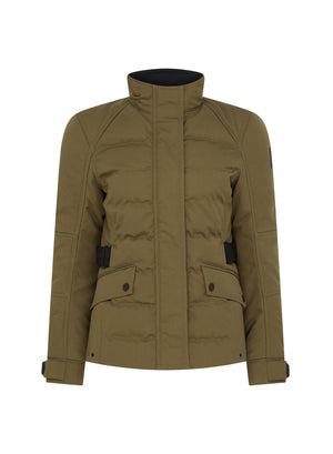 Belstaff Cherwell Ladies Textile Jacket - Olive - Salt Flats Clothing