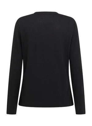 Belstaff Long Sleeve Ladies Merino Base Layer - Black - Salt Flats Clothing