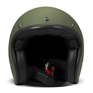 DMD Jet Retro Helmet R22-06 - Matt Green - Salt Flats Clothing