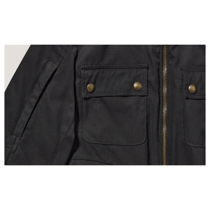 Belstaff Roberts Men's Tech Cotton Canvas Jacket - Black - Salt Flats Clothing