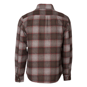 Rokker Chicago Rider Shirt - Grey/Red - Salt Flats Clothing