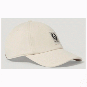 Belstaff Phoenix Logo Cap - Silver Birch - Salt Flats Clothing