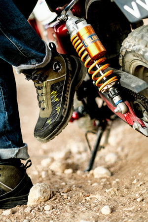 Stylmartin Vertigo Air Adventure Boot in Mud - Salt Flats Clothing