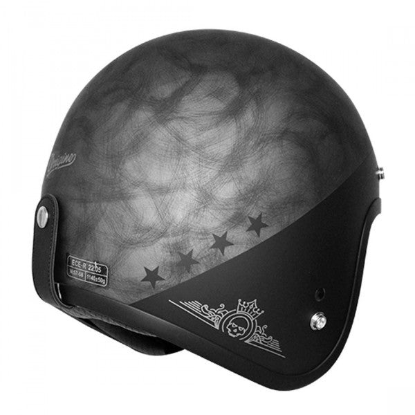 Origine Primo 22.06 Open Face Helmet - Rocker Matt Silver - Salt Flats Clothing