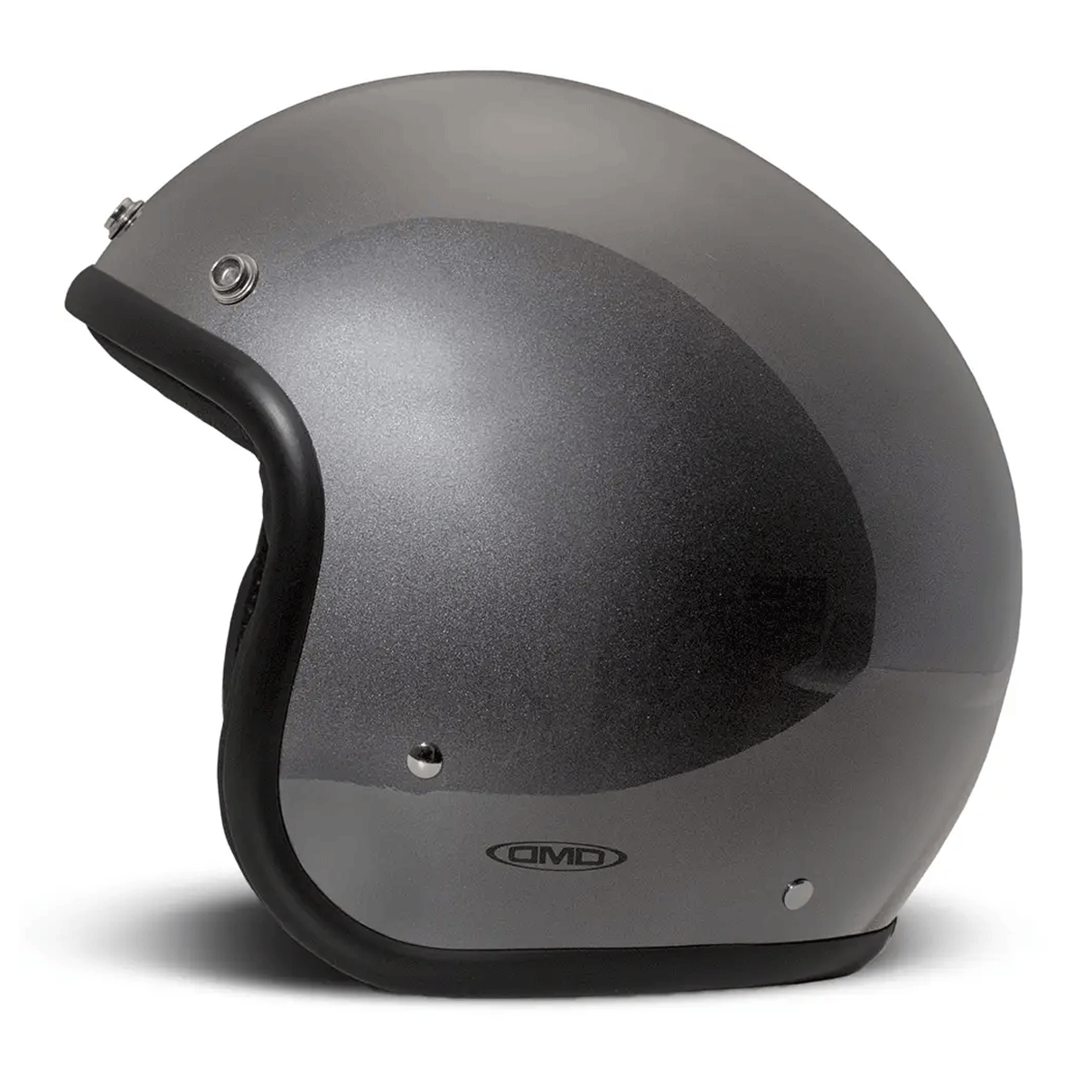 DMD Jet Retro Helmet R22-06 - Metallic Grey - Salt Flats Clothing