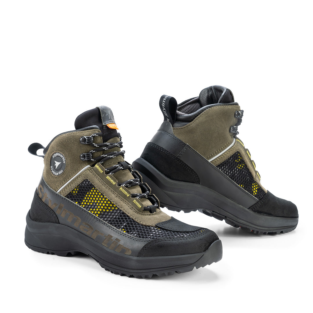 Stylmartin Vertigo Air Boots - Mud - Salt Flats Clothing