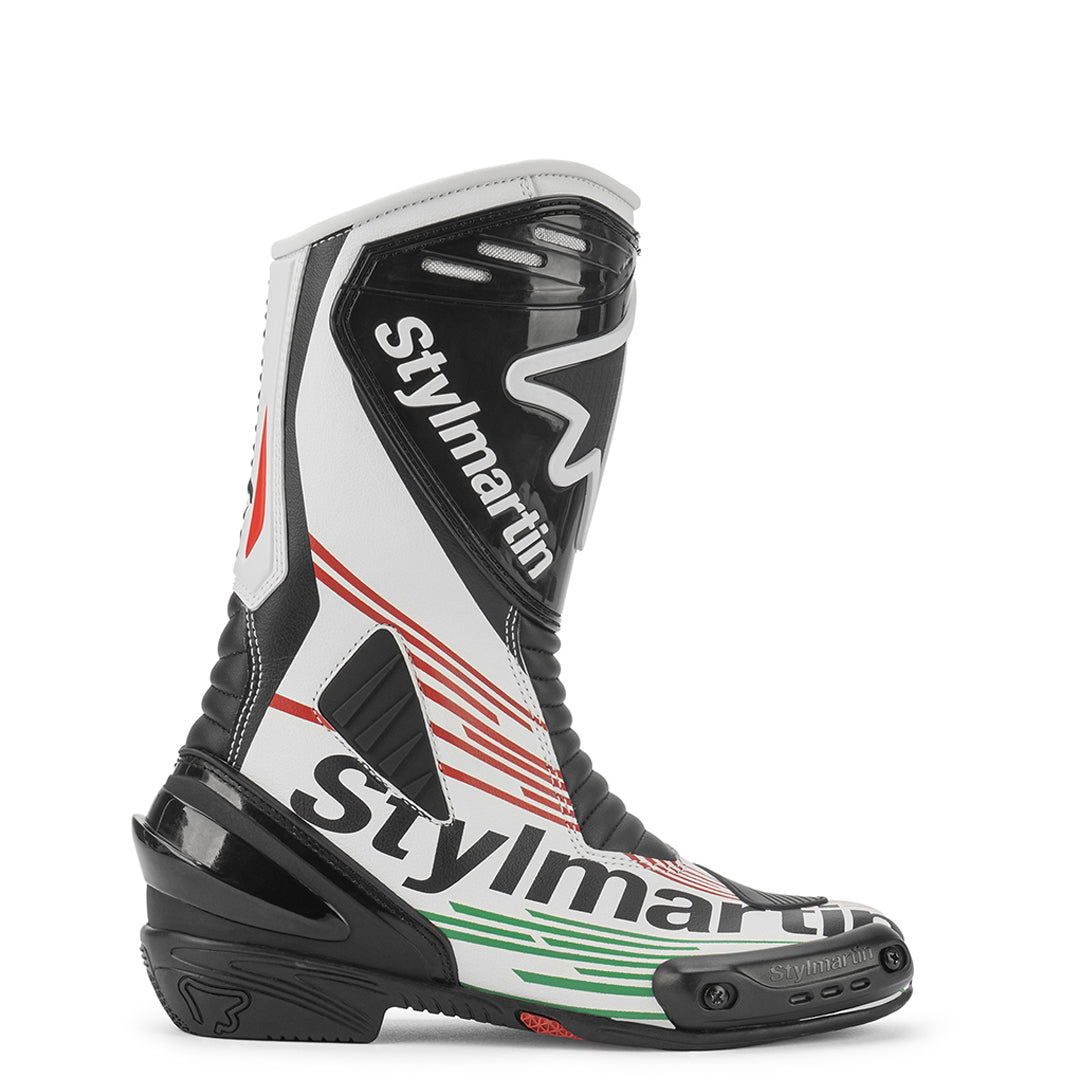 Stylmartin Dream RS Evo Kids Racing Boots - White - Salt Flats Clothing