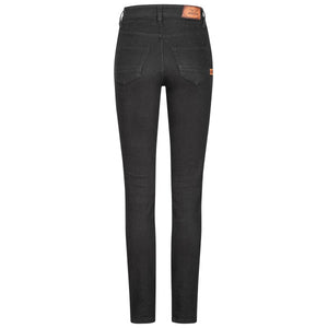 Rokker Rokkertech Ladies High Waist Motorcycle Jeans - Black - Salt Flats Clothing