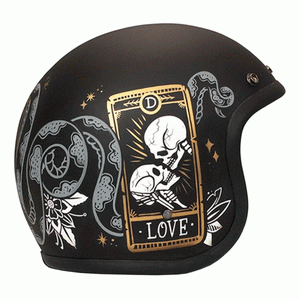 DMD Jet Retro Helmet R22-06 - Cards - Salt Flats Clothing