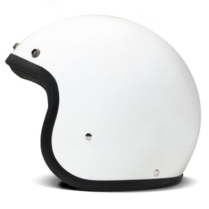 DMD Jet Retro Helmet R22-06 - Solid White - Salt Flats Clothing