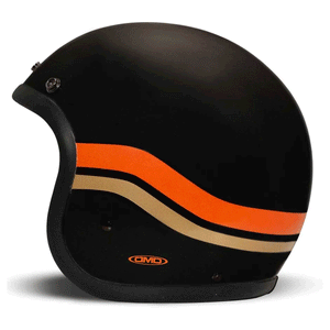 DMD Jet Retro Helmet R22-06 - Matt Black Sunset - Salt Flats Clothing