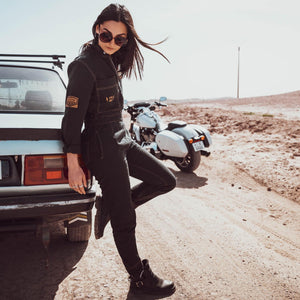 Wildust Sisters Asphalt Ladies Jump Suit Overalls - Salt Flats Clothing