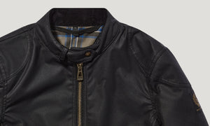 Belstaff Bamburgh Ladies Waxed Cotton Jacket - Black - Salt Flats Clothing