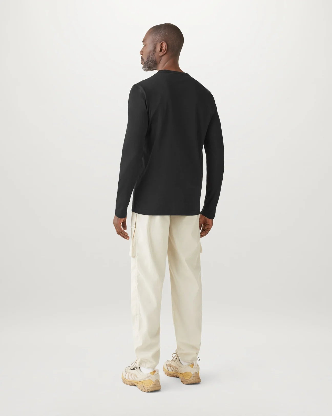 Belstaff Long Sleeved Men's T'Shirt - Black - Salt Flats Clothing