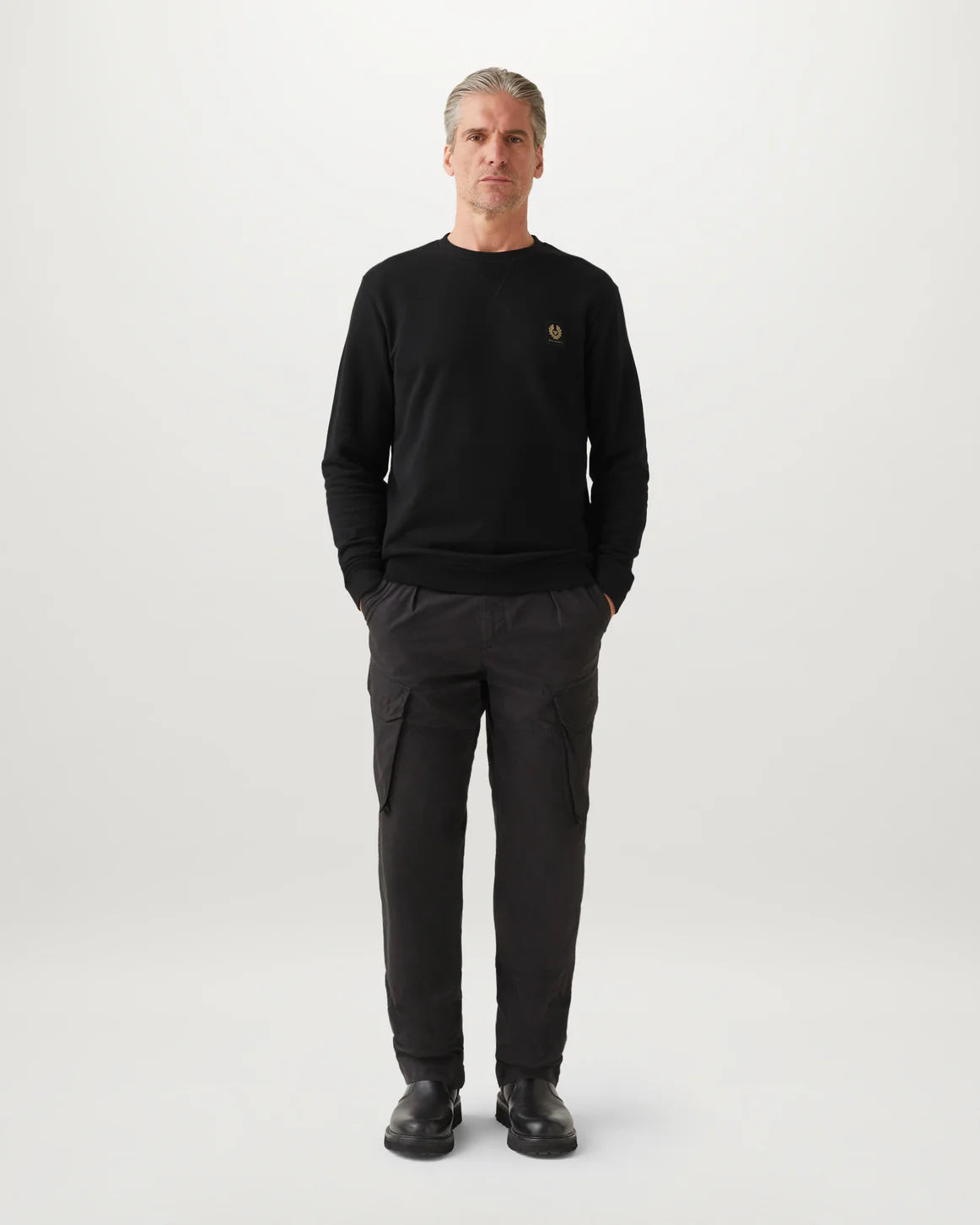 Belstaff Sweatshirt - Black - Salt Flats Clothing