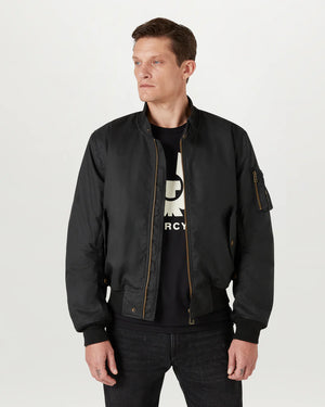 Belstaff Brecon Bomber Men's Ultracore 8oz Jacket - Black - Salt Flats Clothing