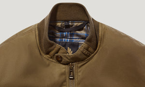 Belstaff Brecon Bomber Men's Ultracore 8oz Jacket - Olive - Salt Flats Clothing