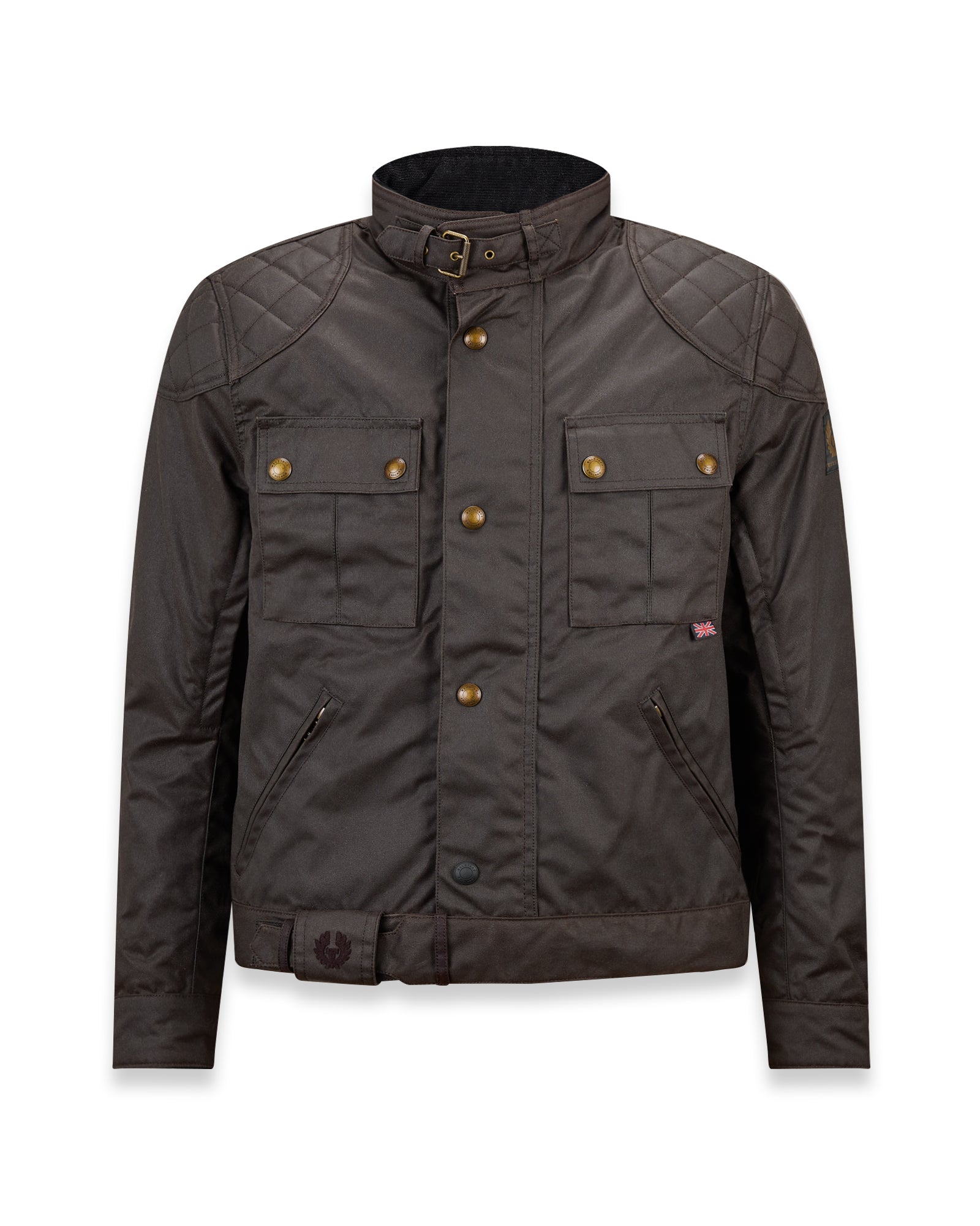 Belstaff Brooklands Men's Waxed Cotton Jacket Ultracore 8oz Mahogany - Salt Flats Clothing