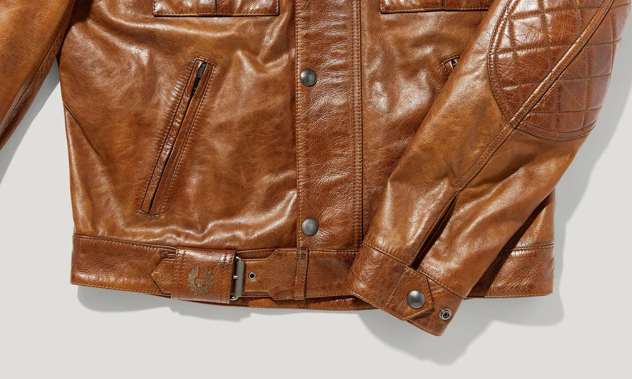 Belstaff Brooklands Men's Jacket Leather - Burnt Cuero - Salt Flats Clothing