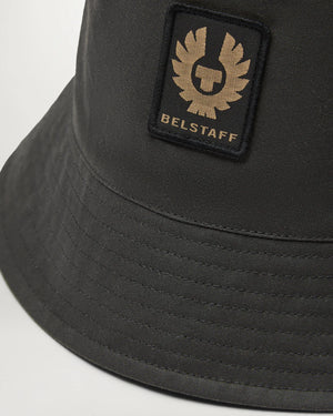 Belstaff Phoenix Wax Cotton Bucket Hat - Black - Salt Flats Clothing