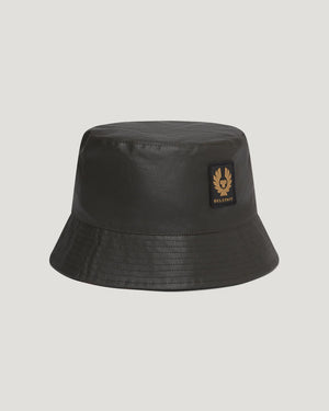 Belstaff Phoenix Wax Cotton Bucket Hat - Faded Olive - Salt Flats Clothing