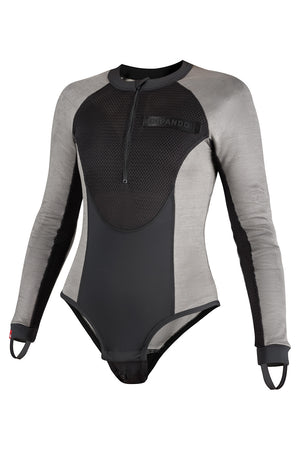Pando Moto Bia AAA Ladies Protective Body - Grey - Salt Flats Clothing