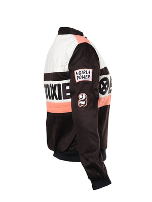 Eudoxie Technical Nascar Rider Ladies Textile Motorcycle Jacket - Salt Flats Clothing