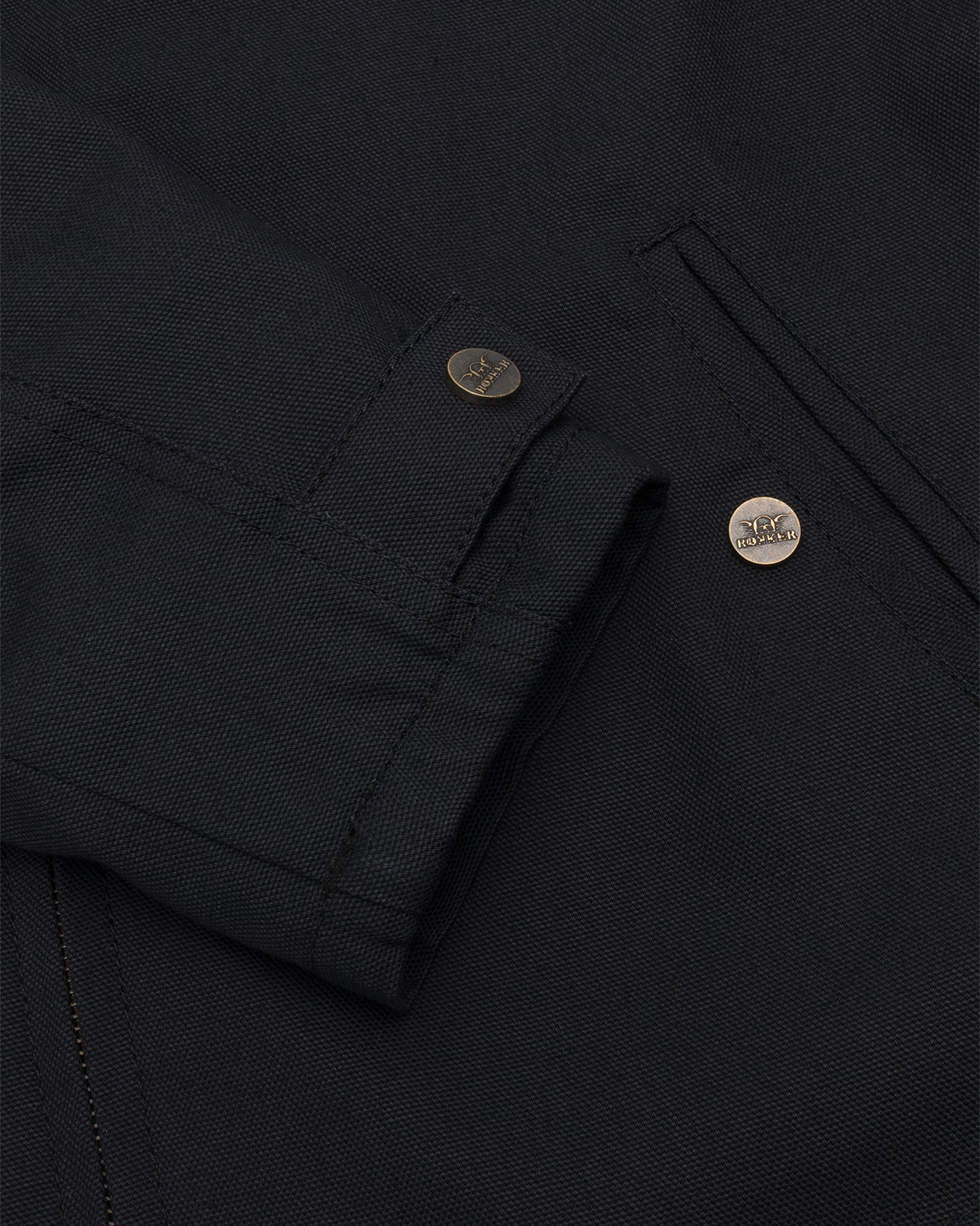Rokker Canvas Jacket - Black - Salt Flats Clothing