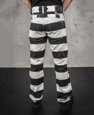 Pike Brothers 1936 Chopper Trousers Alcatraz - White - Salt Flats Clothing