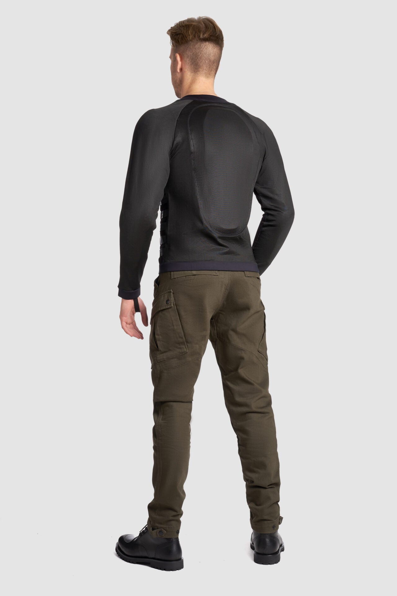 Pando Moto Commando UH Men's Protetive Under Shirt - Black - Salt Flats Clothing