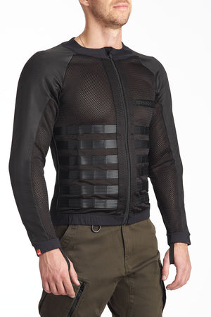 Pando Moto Commando UH Men's Protetive Under Shirt - Black - Salt Flats Clothing