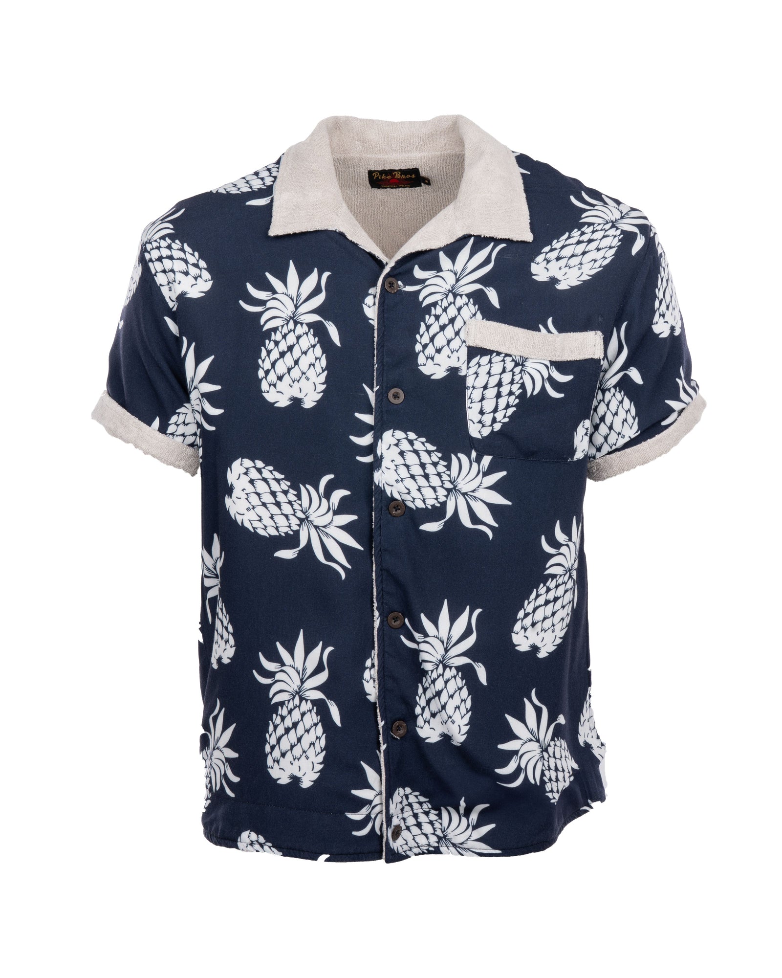 Pike Brothers 1961 Cabana Shirt - Entrega Blue - Salt Flats Clothing