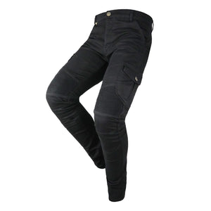 ByCity Mixed Slim III Men's Motorcycle Cargo Pants - Black - Salt Flats Clothing