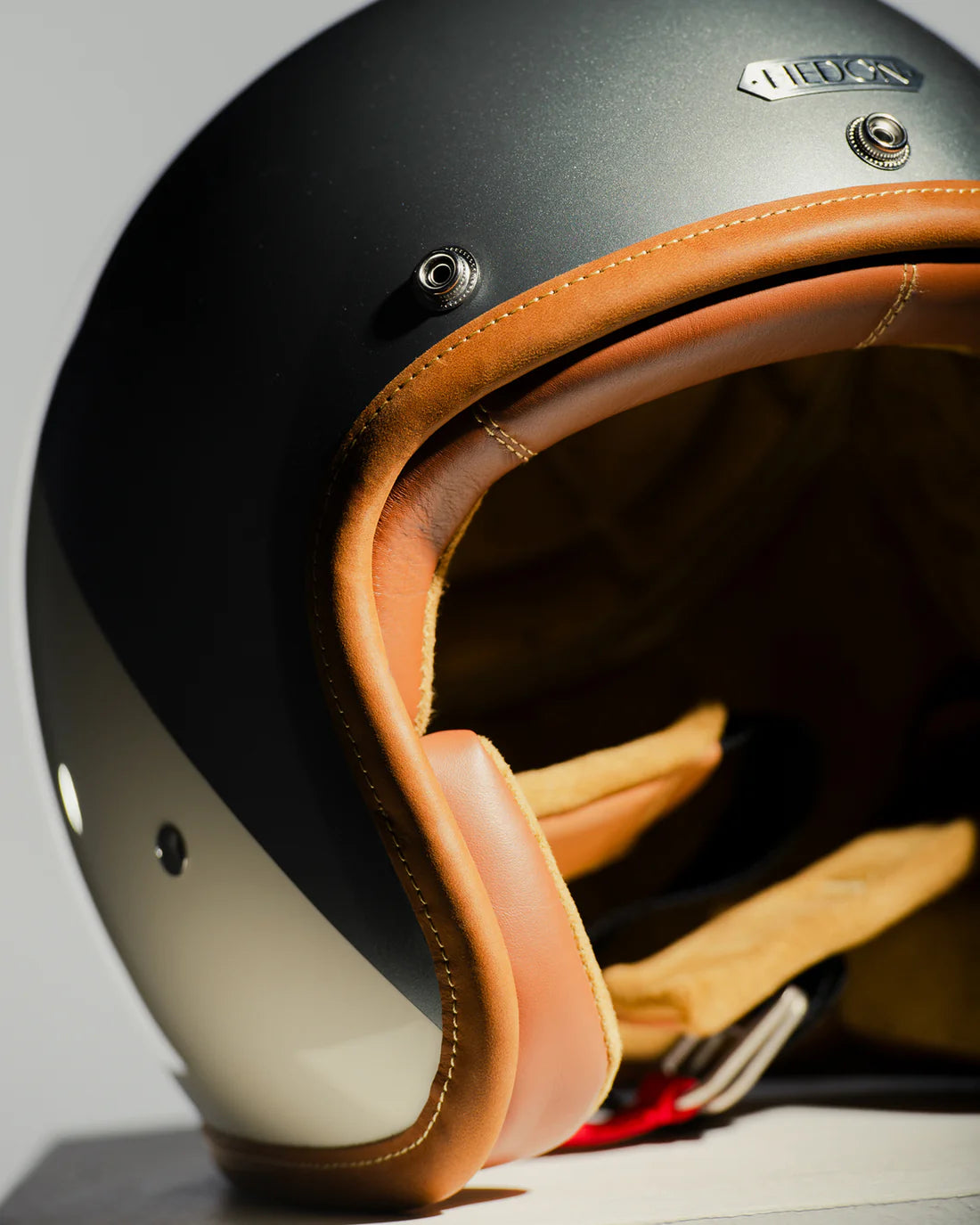 Hedon Hedonist ECE 06 Open Face Motorcycle Helmet - Camelot - Salt Flats Clothing