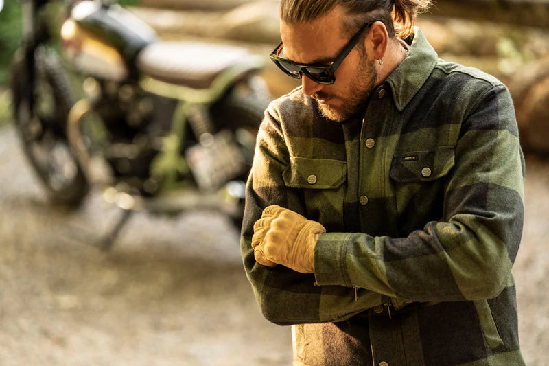 Rokker Dakota Riding Shirt - Olive - Salt Flats Clothing