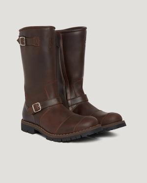 Belstaff Endurance Men's Motorcycle Boots Black Brown - Salt Flats Clothing