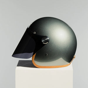 Hedon Epicurist 2.0 ECE 06 Open Face Motorcycle Helmet - Glass Ash - Salt Flats Clothing