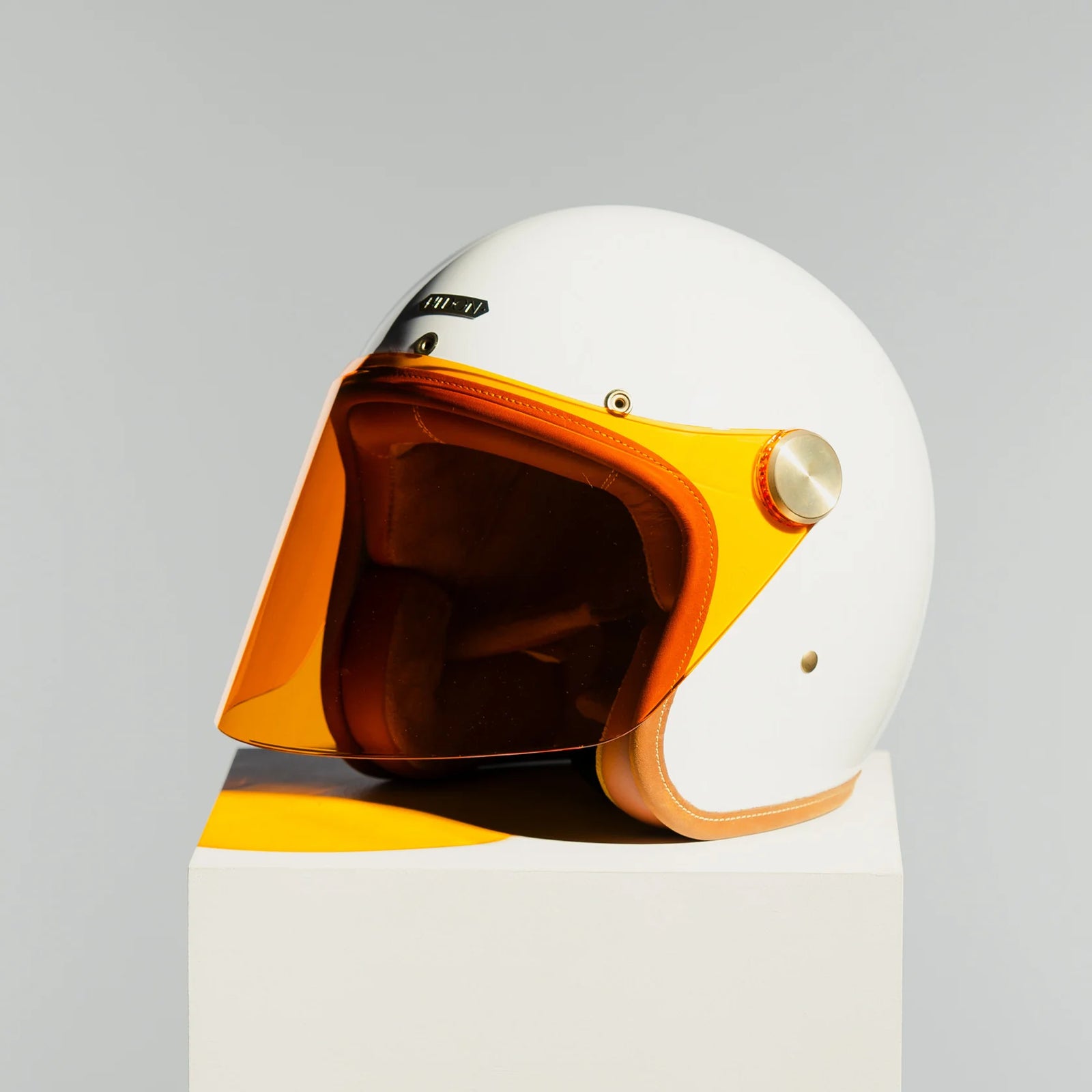 Hedon Epicurist 2.0 ECE 06 Open Face Motorcycle Helmet - Knight White - Salt Flats Clothing
