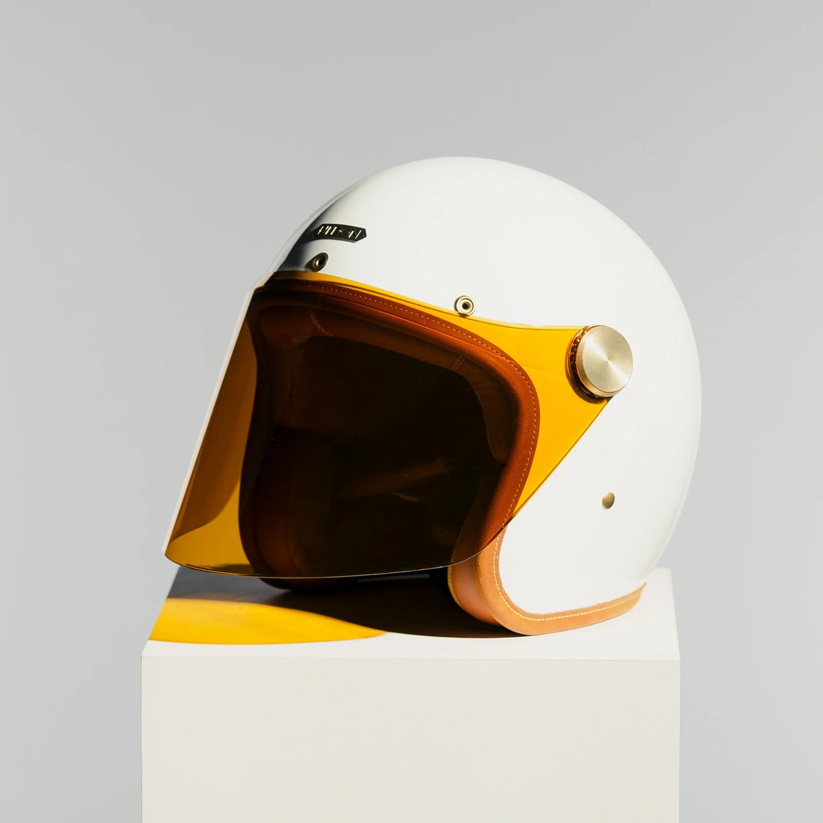 Hedon Epicurist 2.0 ECE 06 Open Face Motorcycle Helmet - Knight White - Salt Flats Clothing