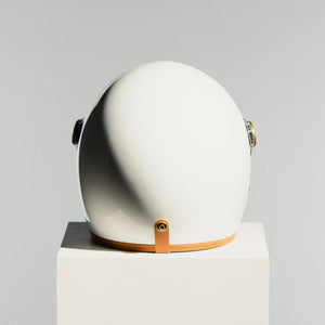 Hedon Epicurist 2.0 ECE 06 Open Face Motorcycle Helmet - Knight White - Salt Flats Clothing