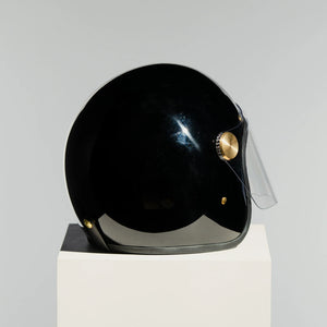 Hedon Epicurist 2.0 ECE 06 Open Face Motorcycle Helmet - Signature Black - Salt Flats Clothing