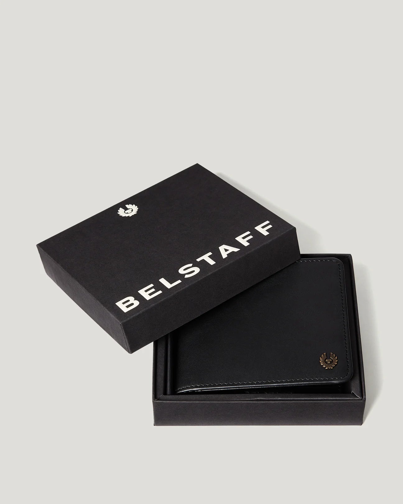 Belstaff Foley Bifold Wallet - Black - Salt Flats Clothing