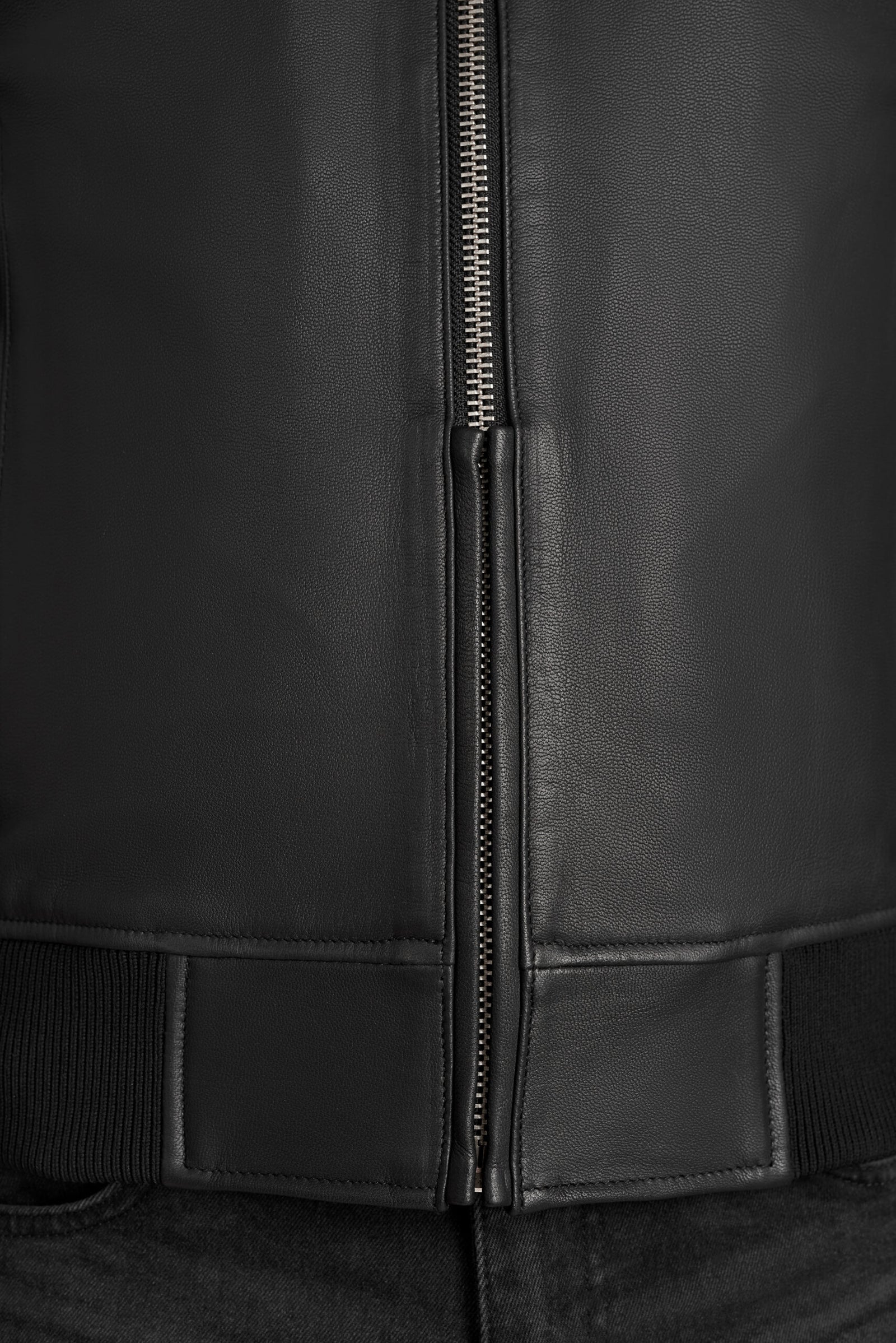 Pando Moto Falcon Aviator Men's Leather Jacket - Black - Salt Flats Clothing