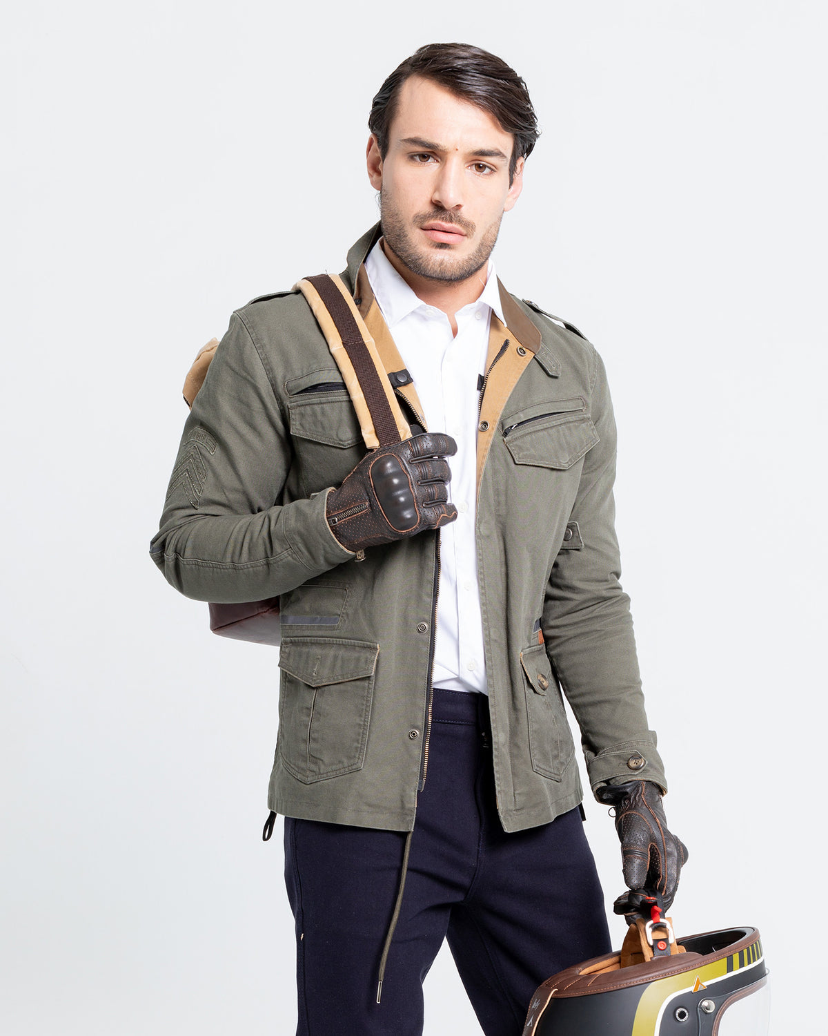 ByCity Amsterdam Men's Gloves Dark Brown - Salt Flats Clothing