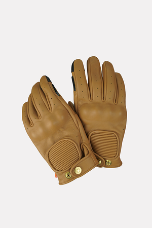 Hedon Crafted Hands CE Motorcycle Gloves - Sand - Salt Flats Clothing