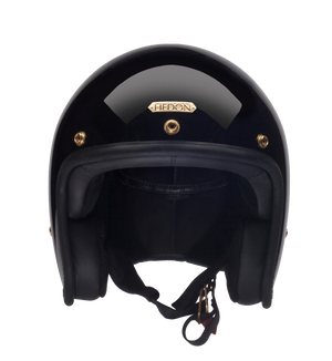 Hedon Hedonist ECE 06 Open Face Motorcycle Helmet - Signature Black - Salt Flats Clothing