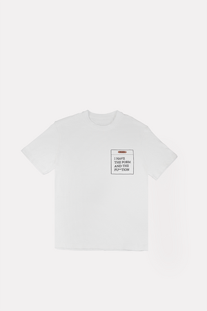 Hedon White Form Function T'Shirt - Salt Flats Clothing