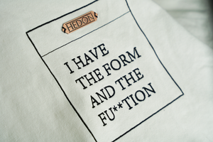 Hedon White Form Function T'Shirt - Salt Flats Clothing