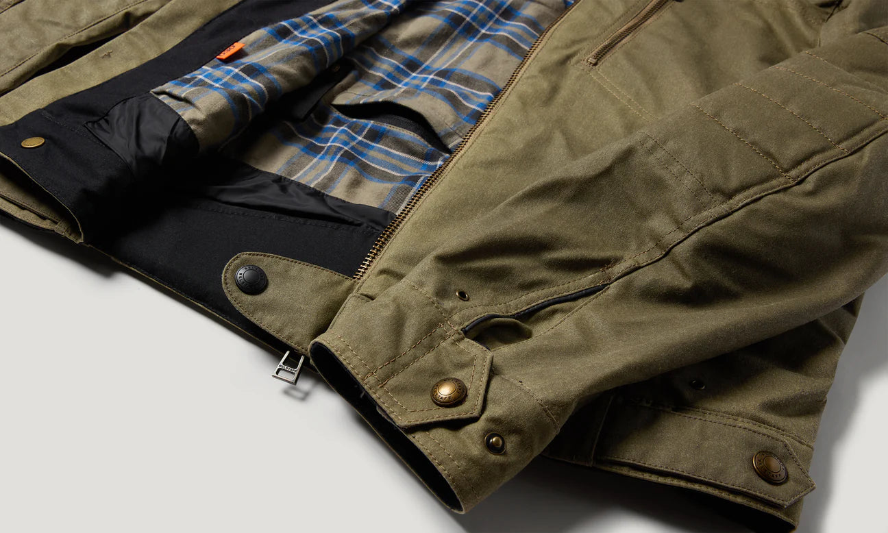 Belstaff Humber Ultracore Waxed Cotton Men's Jacket - Olive - Salt Flats Clothing